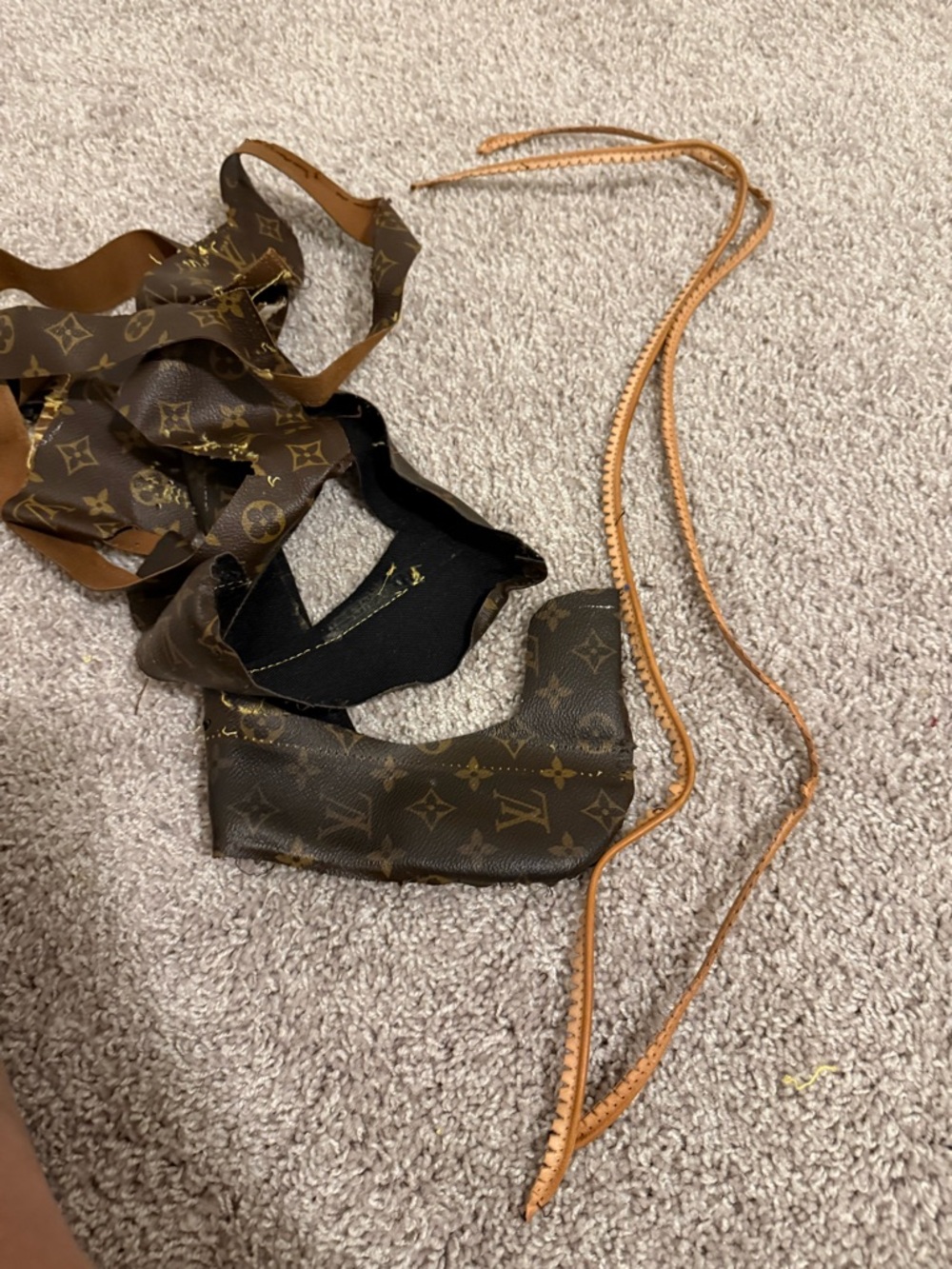 Louis Vuitton bag trims A57